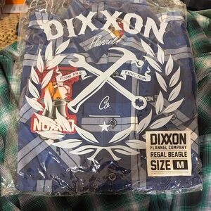 DIXXON Regal Beagle Blue Plaid Flannel